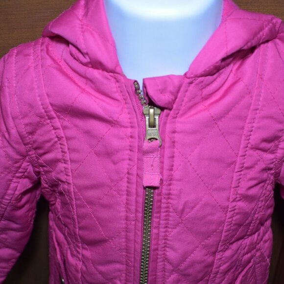 London Fog Baby Girls Pink Jacket  Size 12M Quilted - Picture 4 of 7